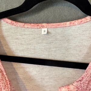 Pink Tie-Dye Top.  NWOT